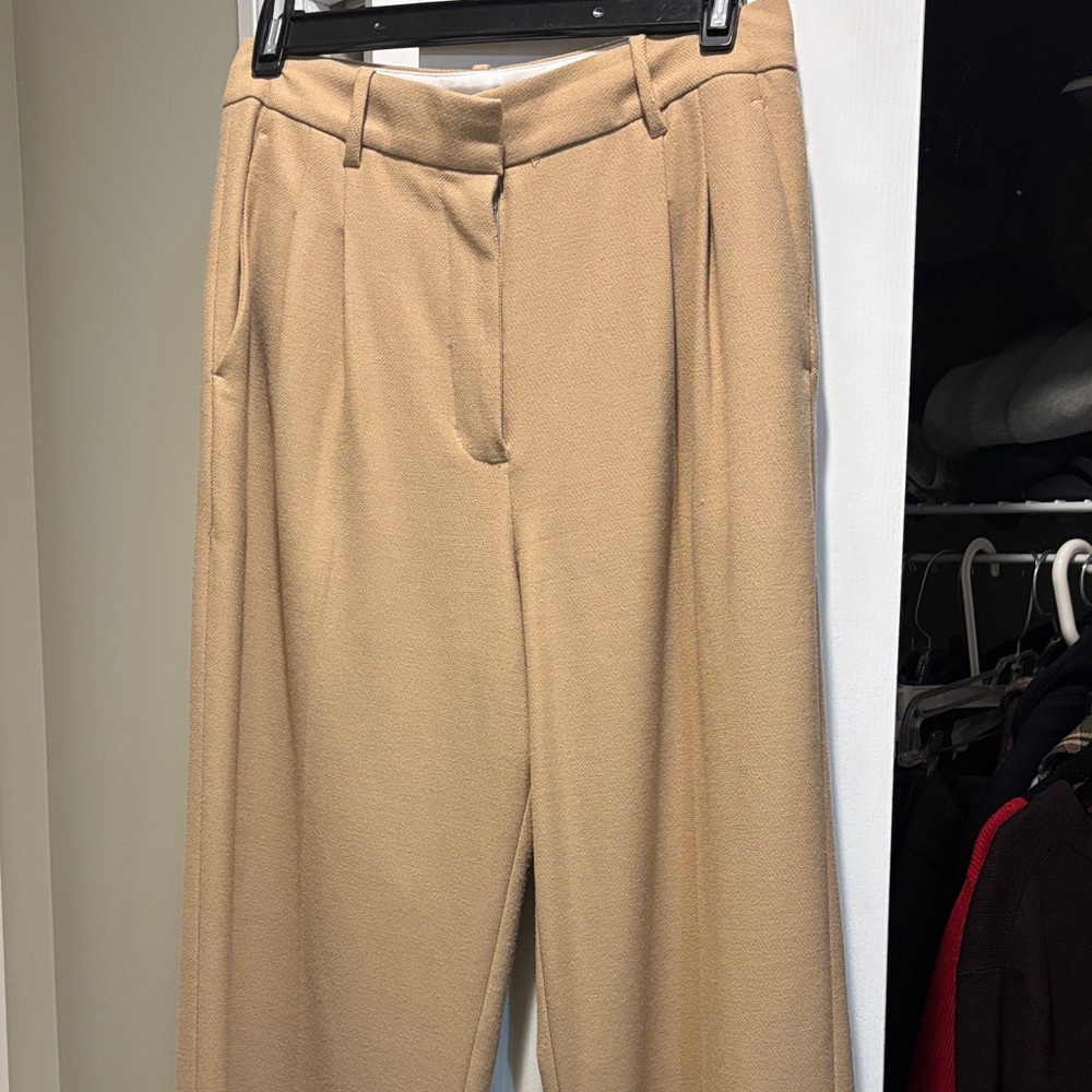 Elegant Tan Women's Pants